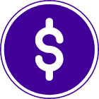 Dollar sign icon