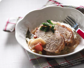 Ginger and Apple Slow Cooked Pork