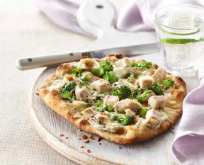 Broccoli Pita Pizza