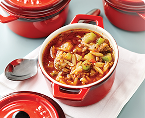 Hamburger Orzo Soup